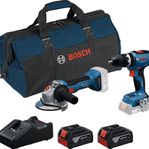 Bosch Blauw Accutoolkit Combipack 18V GSR 18V-45 + GBH 18V-22 | 44- delige set | 2x GBA 18V 4,0 Ah + Lader GAL 18V-40