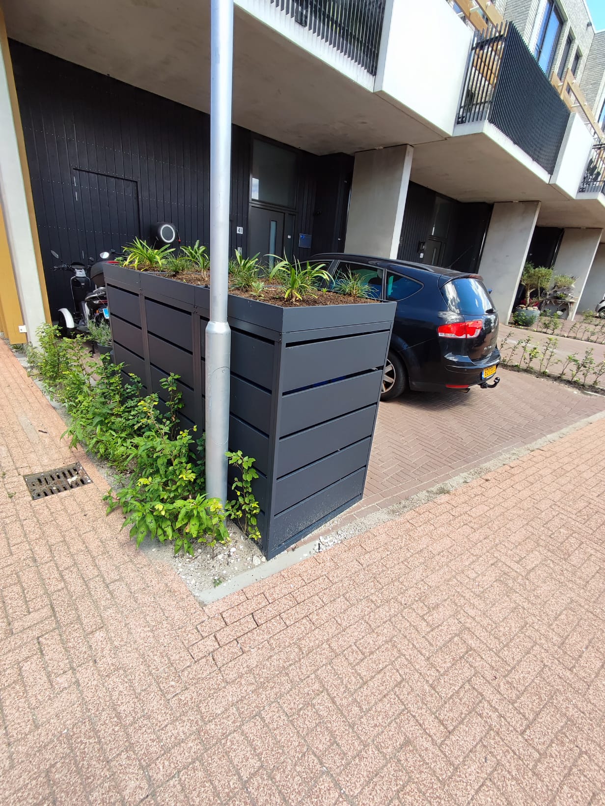 Green Plant Grey Ombouw antracietgrijs | 3 Containers - Afbeelding 4